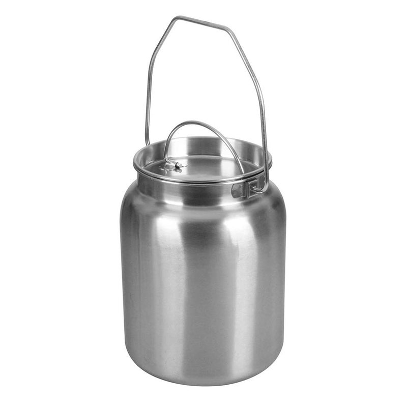 Lindy's Stainless Steel Seamless 2-Gallon Milk Jug, Milk Can, Milk Pail, Anti-Leak Liquid Storage Container with Tight Lid and Long Swivel Handle - Image 2